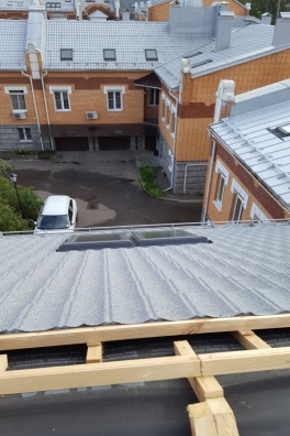 Гидроизоляция крыши дома под металлочерепицу